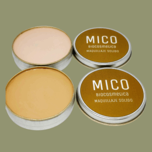 Maquillaje sólido con FPS Mico Biocosmetica